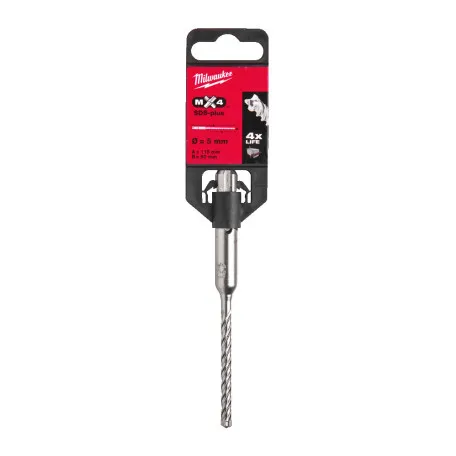 Бур SDS-PLUS MX4 MILWAUKEE, діаметр 5,0х115х50мм