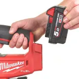 Лобзик аккумуляторный MILWAUKEE M18 FJS-502X, зарядное устройство M12-18 FC, 2 аккумулятора М18 В5 5.0 Ач, аксессуары, HD кейс (4933464727)