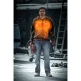 Куртка (толстовка) с электроподогревом MILWAUKEE, M12 HH GREY3-0 (XL), серая (4933464355)