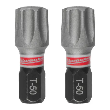 Бита MILWAUKEE SHOCKWAVE, TX50, 25мм, (3 шт.) (4932500368)