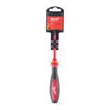 Отвертка VDE диэлектрическая тонкая MILWAUKEE PZ1х80мм (4932471450)