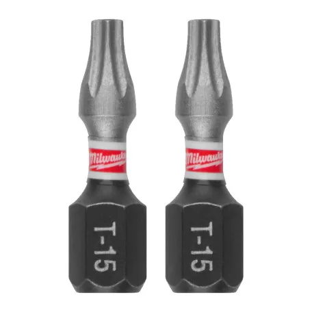Бита MILWAUKEE SHOCKWAVE, TX15, 25мм, (3 шт.) (4932500363)