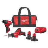 Набор из 2 аккумуляторных инструментов Milwaukee M12 BLPP2A-402B (4933499692)