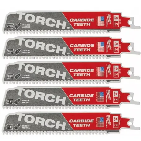 Полотно для сабельных пил TORCH CARBIDE MILWAUKEE 150х3,1мм (5шт) (металл) (48475501)
