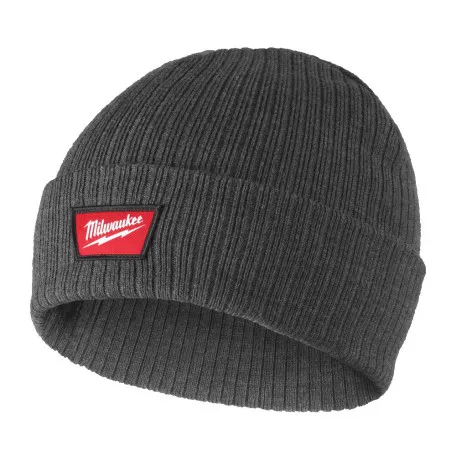 Шапка с манжетой BNC DGR MILWAUKEE, темно-серая (ONE-SIZE) (4932499383)