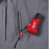Куртка с подогревом MILWAUKEE M12 HJGREY5-201, серая, размер XXL (4932492956)