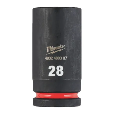 Головка ударная, MILWAUKEE ShW 3/4'' SKT, удлиненная, 28мм (4932480387)