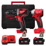 Набор из 2 инструментов аккумуляторных MILWAUKEE M18 BLPP2A3-502X (4933492844)