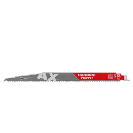 Полотно для сабельных пил AX CARBIDE MILWAUKEE, 300х5мм, (древесина с гвоздями) (48475227)