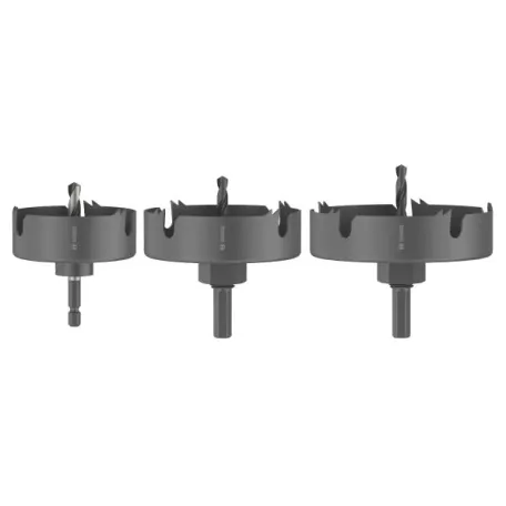 Набор коронок Bosch Wood and Drywall, Ø68/86/100 × 25 мм, 3 шт. (2608594503)
