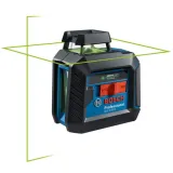 Лазерний нівелір Bosch GLL 2-20 G Professional із тримачем, стельовим кріпленням і 4 батарейками (0601065000)