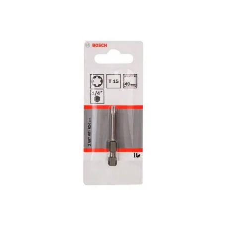 Бита Bosch Extra Hard TORX T15 × 49 мм (2607001634)
