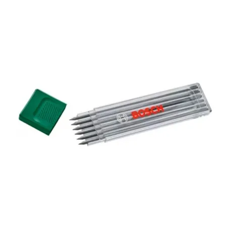 Грифелі графітові Bosch Professional для маркера глибоких отворів, 6 шт. (1600A032UU)
