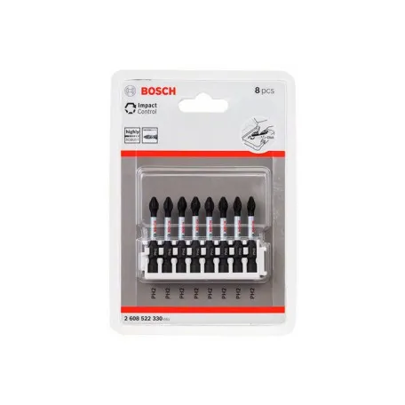 Бита ударная Bosch Impact Control PH2 50 мм, 8 шт. (2608522330)