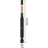 Бита Bosch Pro Torx Impact T30, 90 мм (2608522537)