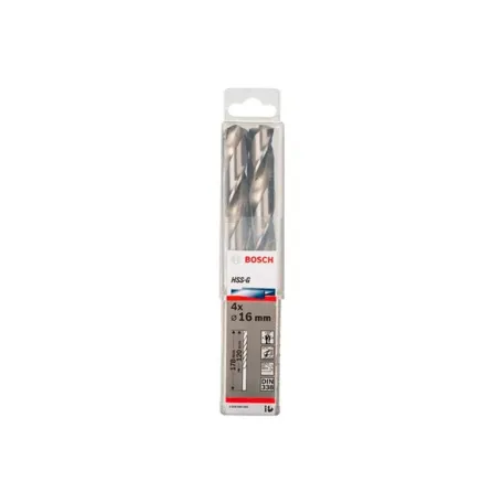 Сверло спиральное по металлу Bosch HSS-G 16x178 мм (4 шт.) (2608585595)