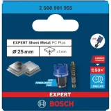 Коронка биметаллическая Bosch Expert Sheet Metal, 25 × 5 мм, Power Change Plus (2608901955)