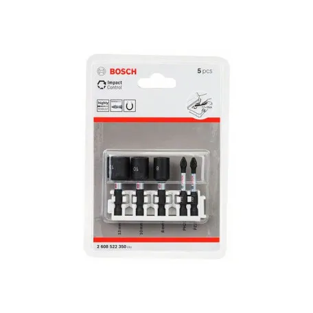 Набір біт і торцевих головок Bosch Impact Control, 5 шт. (2608522350)