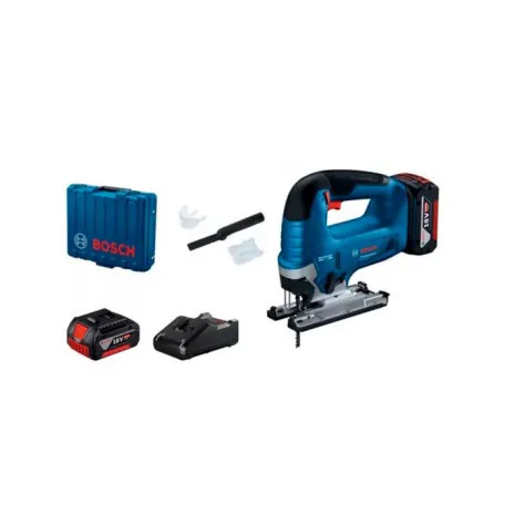 Лобзик акумуляторний Bosch Professional GST 185-LI з 2 АКБ GBA 18 В 4,0 Аг та ЗП GAL 18V-40 у кейсі (06015B3024)