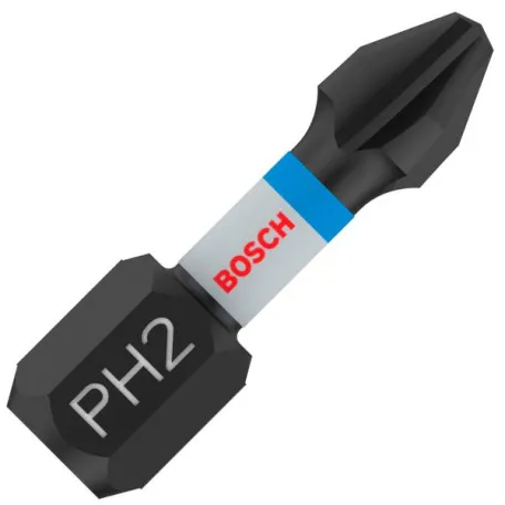 Биты Bosch Pro Phillips Impact PH2, 25 мм, 2 шт (2608522403)