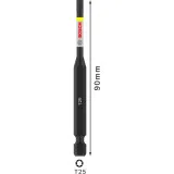 Бита Bosch Pro Torx Impact T25, 90 мм (2608522536)
