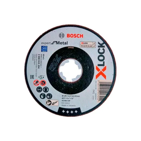 Коло відрізне Bosch X-Lock Expert for Metal 125х1,6х22,23 мм (2608619254)