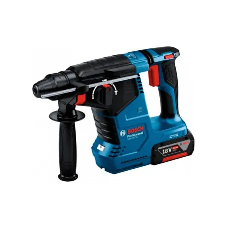 Перфоратор акумуляторний Bosch Professional GBH 187-LI, 1 АКБ GBA 18V 5,0 Аг, ЗП GAL 18V-40, 2,4 Дж (0611923022)