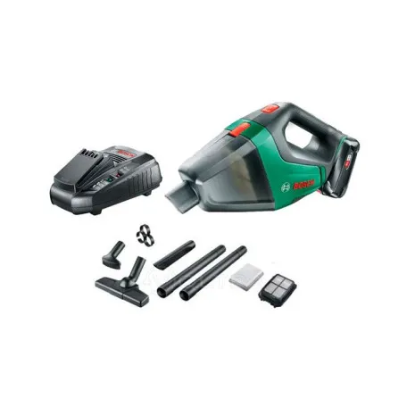 Пилосос акумуляторний Bosch UniversalVac 18 SET з 1 АКБ PBA 18 V 2,5 Аг W-B та ЗП AL 1830 CV, 1×2,5 Аг (06033B9103)