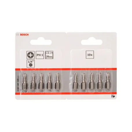 Біта Bosch Extra Hard PH1 × 25 мм, 10 шт. (2607001509)