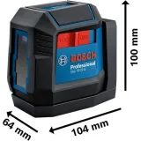 Лазерний нівелір Bosch GLL 12-22 G Professional з батарейками і чохлом (0601065320)