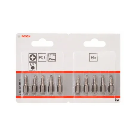 Бита Bosch Extra Hard PZ1 × 25 мм, 10 шт. (2607001555)
