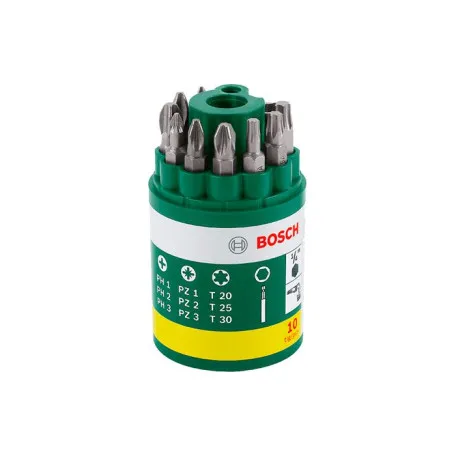 Набір из 9 біт + універсальний тримач Bosch PROMOLINE (2607019452)