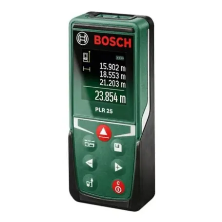 Лазерний далекомір Bosch PLR 25, 0,05–25 м, ±2 мм, чохол (0603672521)