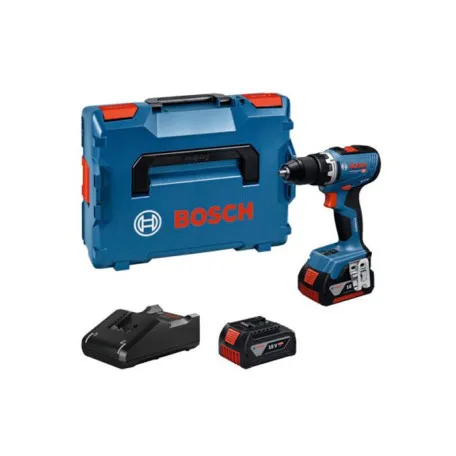 Дриль-шурупокрут акумуляторний Bosch GSR 18V-65 Professional, 2 АКБ GBA 18V 5,0 Аг та ЗП GAL 18V-40, у кейсі L-BOXX 136 (06019N3203)
