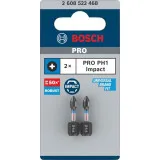 Биты Bosch Pro Phillips Impact PH1, 25 мм, 2 шт (2608522468)