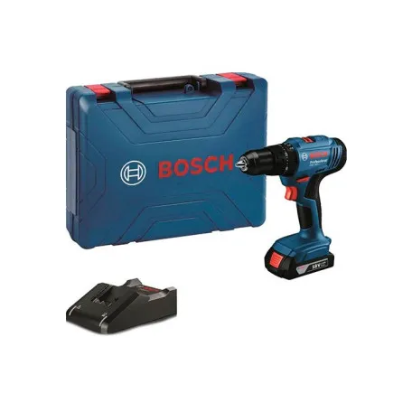Дриль-шурупокрут ударний акумуляторний Bosch Professional GSB 183-LI з АКБ GBA 18V 2 Аг та ЗП GAL 18V-20 у кейсі (06019K9101)