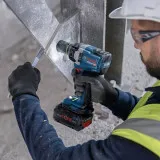 Гайковерт ударный аккумуляторный Bosch GDS 18V-750 C Professional без АКБ и ЗУ, с модулем Bluetooth в L-BOXX 136, 750 Нм, срыв 1000 Нм (06019L9001)