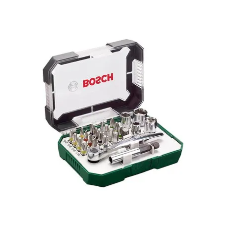 Набір біт з тріскачкою Bosch Promobasket-27, 27 шт. (2607017392)