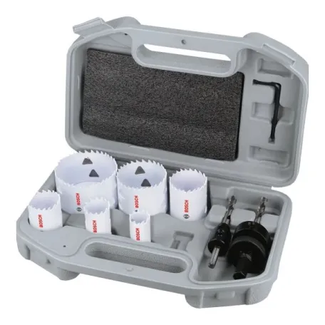 Набір коронок Bosch Multi Material Threaded, Ø20/25/32/38/51/64 × 40 мм, 9 предметів (2608594613)