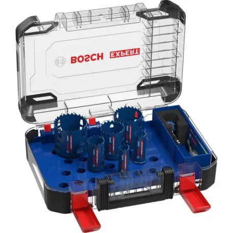 Набір коронок Bosch EXPERT Tough Material, Ø22/25/35/51/60/68 × 60 мм, 9 предметів (2608900445)