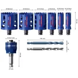 Набір коронок Bosch EXPERT Tough Material, Ø22/25/35/51/60/68 × 60 мм, 9 предметів (2608900445)