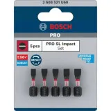 Набір ударних біт Bosch PRO Impact SL 25 мм, 5 шт (2608521U60)