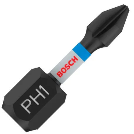 Биты Bosch Pro Phillips Impact PH1, 25 мм, 2 шт (2608522468)