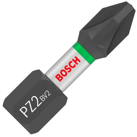 Бита Bosch Impact Control 25 мм PZ2 TicTac, 25 шт (2607002804)