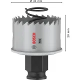 Коронка биметаллическая Bosch PRO Sheet Metal PC Plus, 41 × 20 мм, Power Change Plus (2608594452)