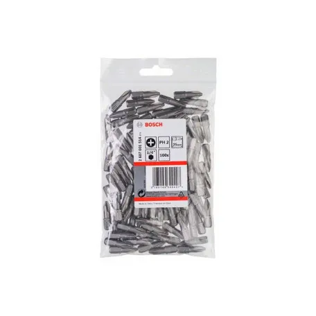 Бита Bosch Extra Hard PH2 25 мм, 100 шт. (2607001514)