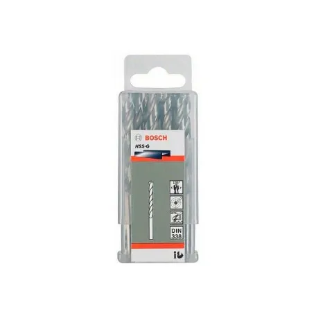 Сверло по металлу Bosch HSS-G, 3.2x65 мм (10 шт.) (2608595056)