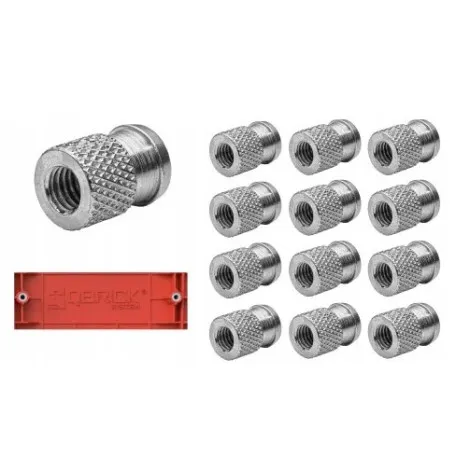 Резьбовые адаптеры QBRICK SYSTEM Threaded inserts М8 12 шт. (Z258230PG001)
