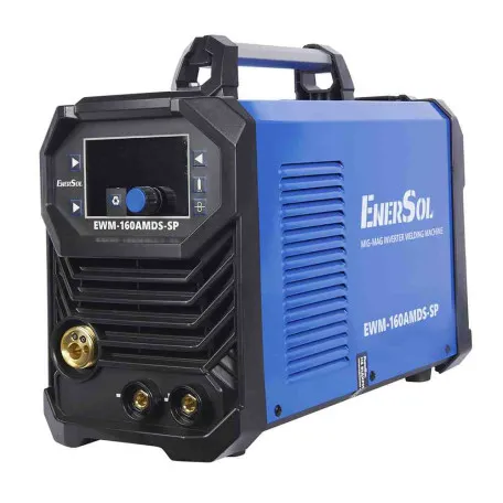 Зварювальний напівавтомат інверторний EnerSol MMA/MIG/TIG/FCAW 160А, 7,2кВт (EWM-160AMDS-SP)