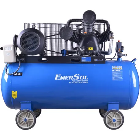 Компресор повітряний EnerSol 300л, 12.5бар, 850л/хв (ES-AC850-300-3PRO)
